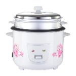 White Color Kenly Deluxe Cylinder Rice Cooker With Kitchen Appliances Model ZL34