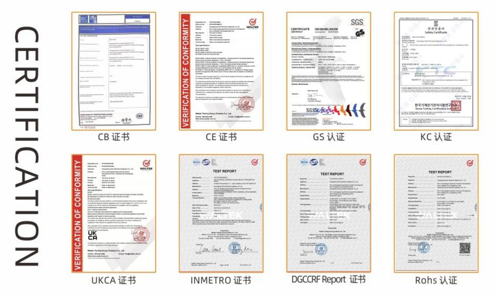Quality Certifications