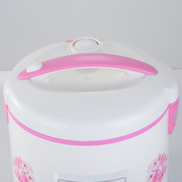 Portable Rice Cooker With Stainless Steel Inner Pot Outdoor RV Use Measuring Cup modelXL27