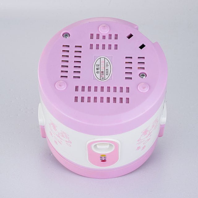 Mini plastic case rice cooker Household And Kitchen Appliances Pink Color Kenly Rice Cooker Model XS08