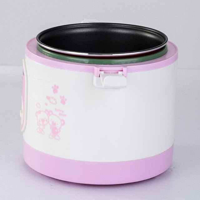 Mini plastic case rice cooker Household And Kitchen Appliances Pink Color Kenly Rice Cooker Model XS08