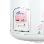 White and Pink Deluxe Rice Cooker with Kitchen Appliances strong heating Model X25