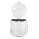 White and Pink Deluxe Rice Cooker with Kitchen Appliances strong heating Model X25
