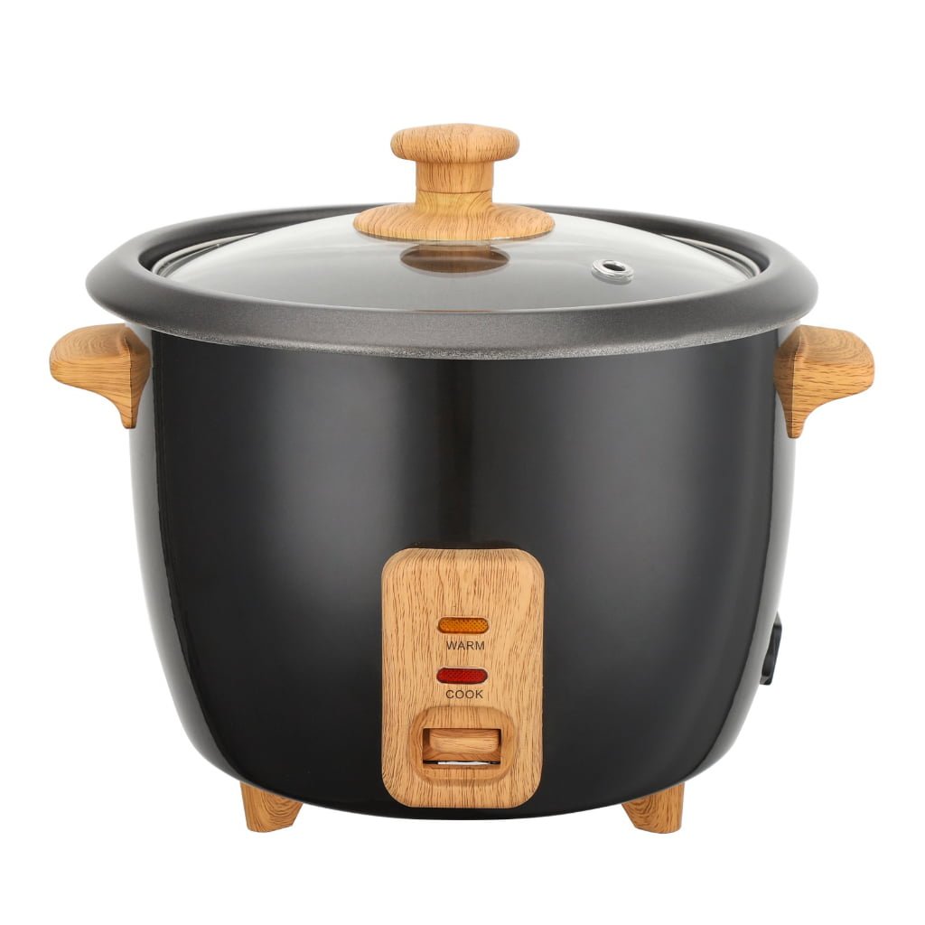 Black color drum rice cooker durable housing customizable rice cooker Model G05