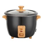 Black color drum rice cooker durable housing customizable rice cooker Model G05