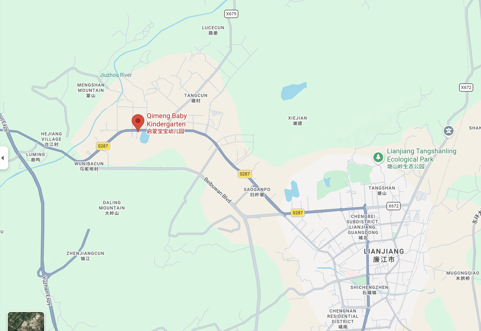 KENLY Factory Location Map