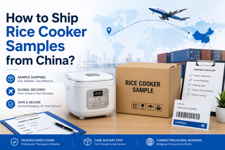 How to Ship Rice Cooker Samples from China?