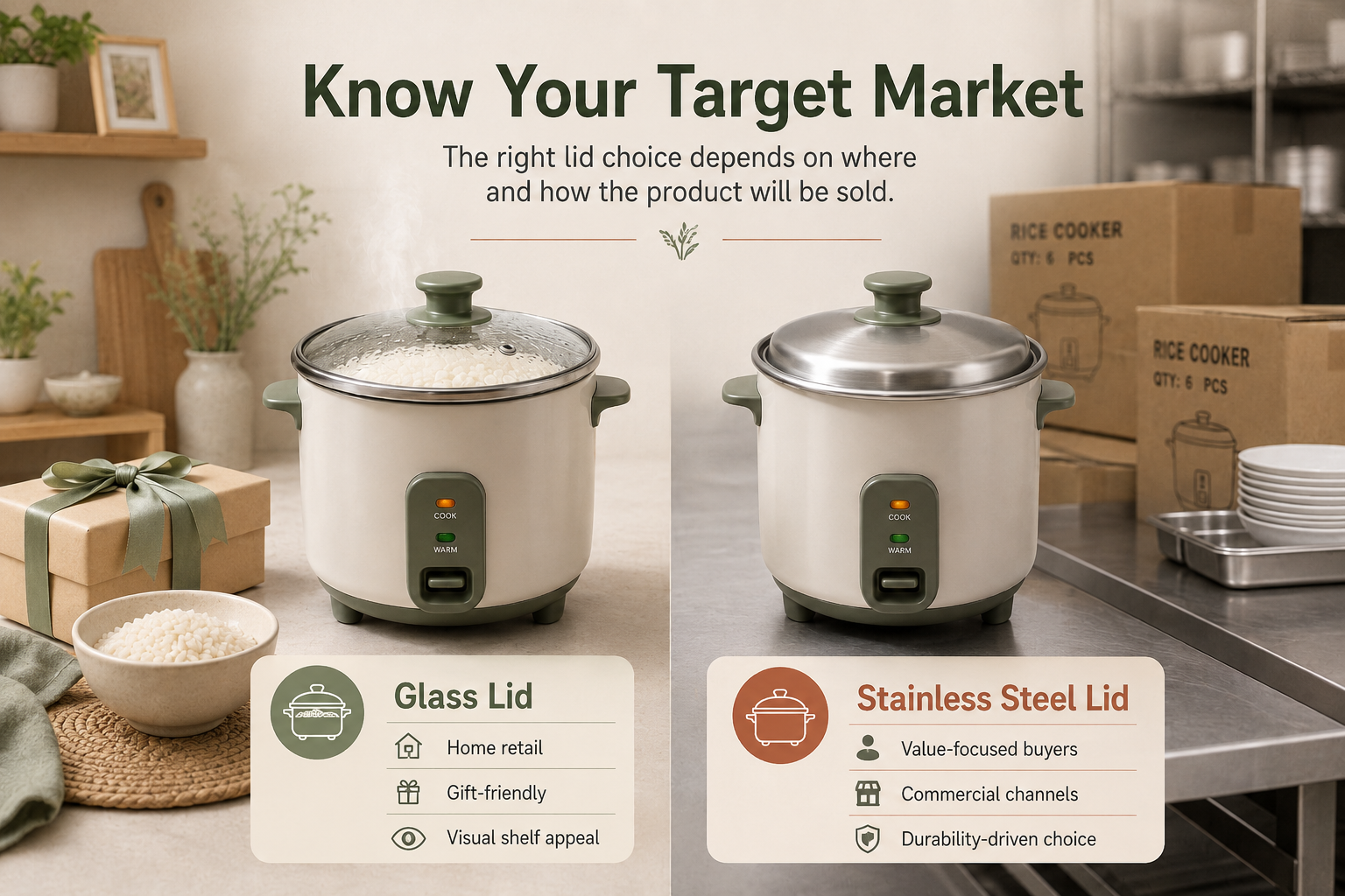 glass lid visibility during rice cooking consumer using rice cooker glass lid to monitor cooking