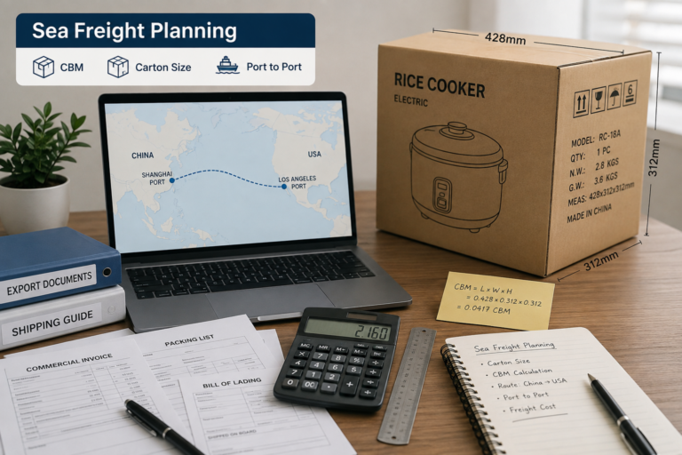 Rice Cooker Sea Freight Guide for Importers: What Really Affects Your Shipping Cost?