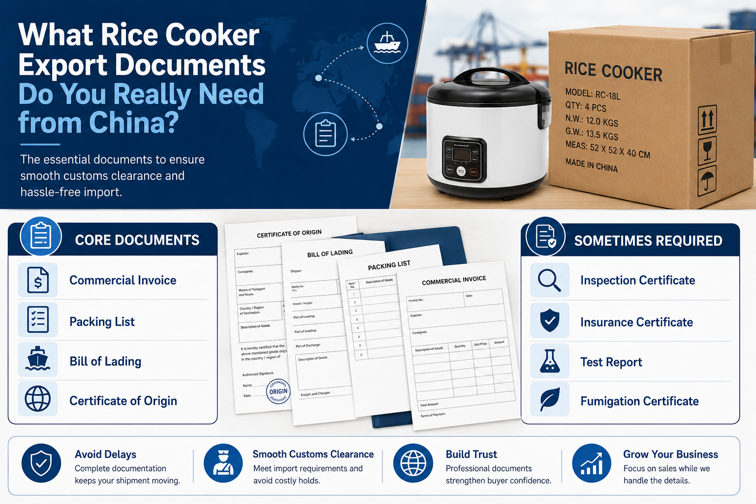 Market-specific rice cooker compliance requirements