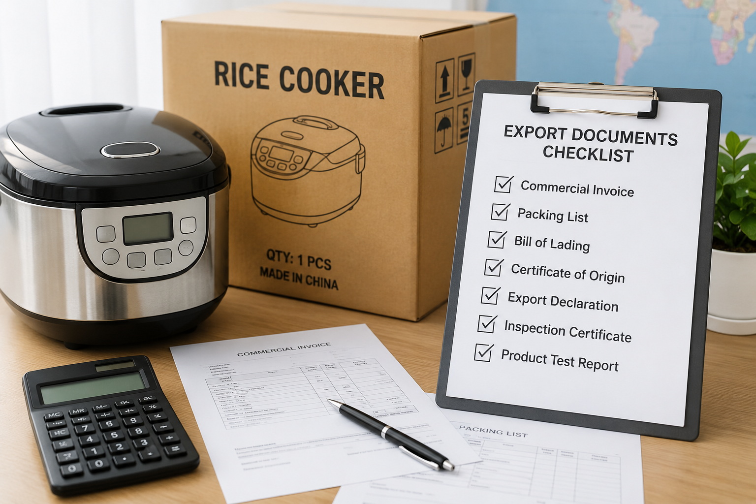 Basic export shipping documents