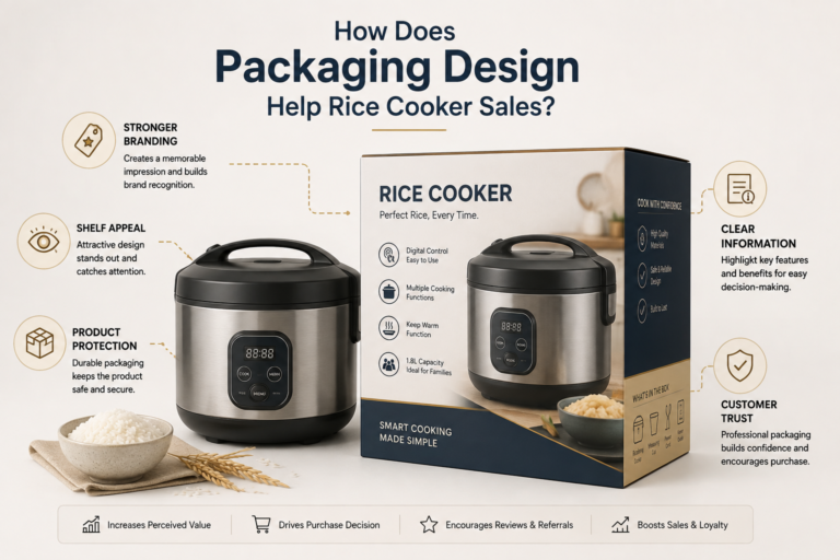 How Does Packaging Design Help Rice Cooker Sales?