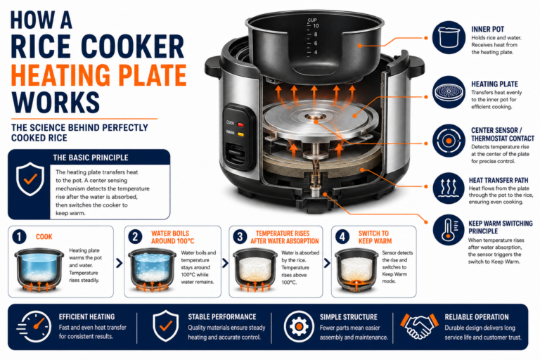 Rice Cooker Heating Plate Material and Quality Guide: Which Material Actually Matches Your Market?