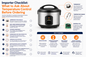 Rice Cooker Thermostat and Temperature Control Explained: Which Mechanism Actually Matches Your Market?