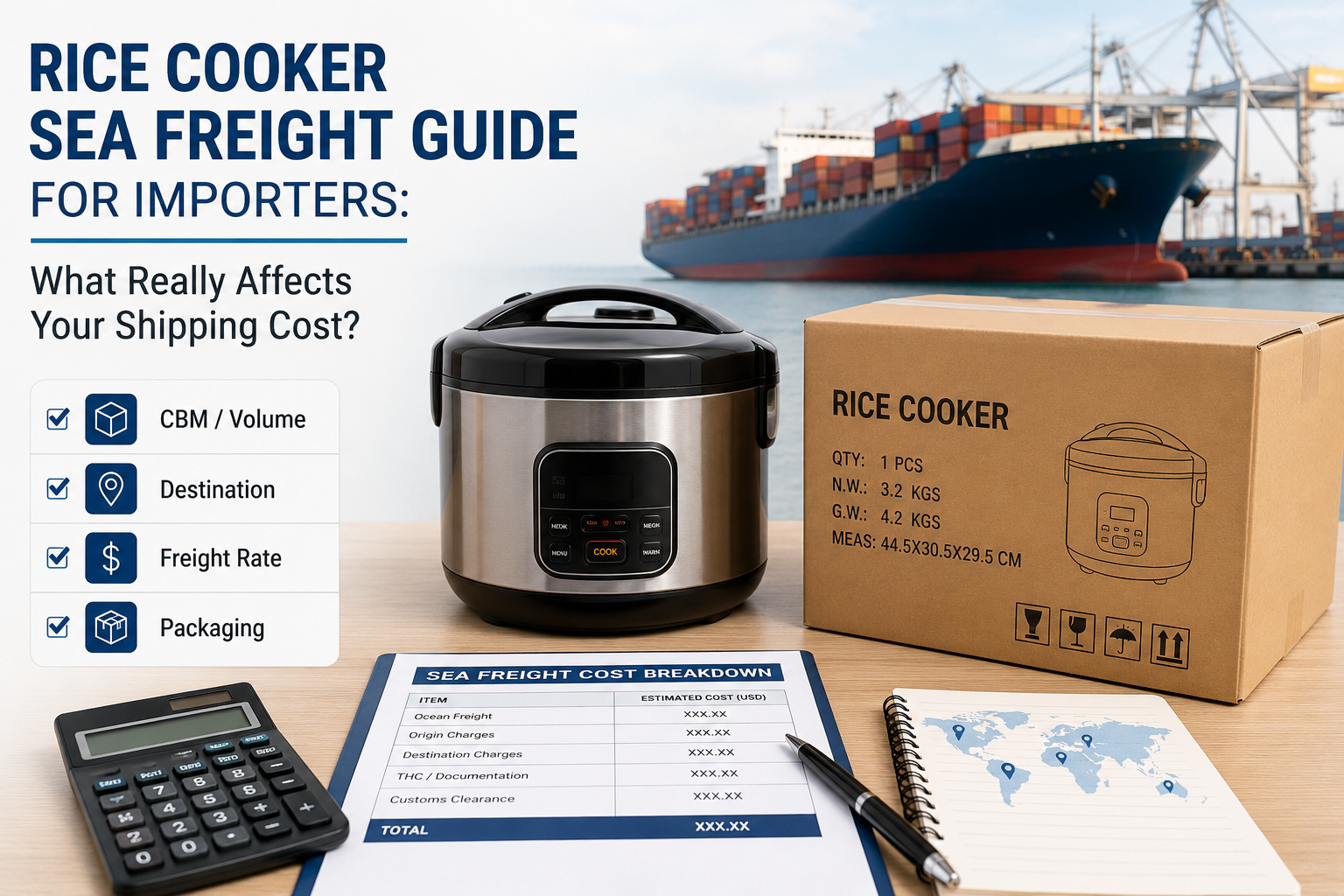Rice cooker production and shipping timeline