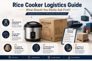 Rice Cooker Logistics Guide for Wholesalers and Distributors: What Should You Really Ask First?